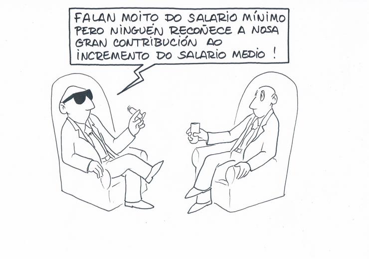 A Viñeta de Lopez - Salario medio