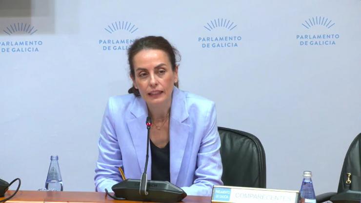 A directora xeral de Ordenación e Innovación Educativa, Judith Fernández. PARLAMENTO DE GALICIA