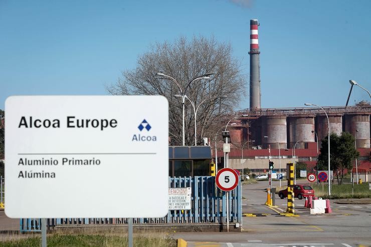 A fábrica de Alcoa, a 24 de xaneiro de 2024, en San Cibrao / Carlos Castro - Arquivo / Europa Press