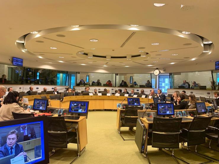 O director xeral de Relacións Exteriores e coa UE, Jesús Gamallo participa nun encontro da Comisión de Cidadanía. XUNTA 