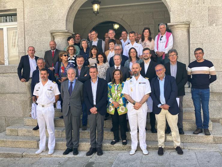 Abel Losada celebra o 'total entendemento' entre España e Portugal durante a reunión da Comisión do Río Miño.. SUBDELEGACIÓN DO GOBERNO DE PONTEVEDRA 