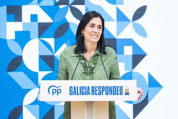 A secretaria xeral do PPdeG, Paula Prado.. ÍÑIGO ROLÁN/PPDEG / Europa Press