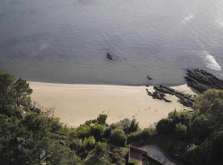 Praia do Tronco en Rianxo / Turismo de Galicia