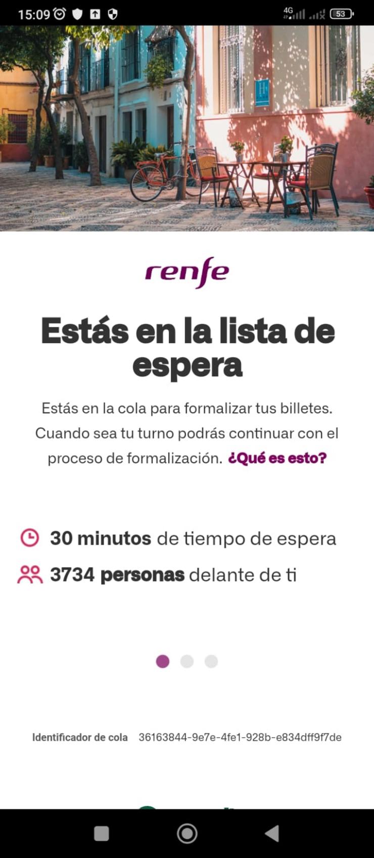 Saturación da plataforma de venda de billetes de Renfe