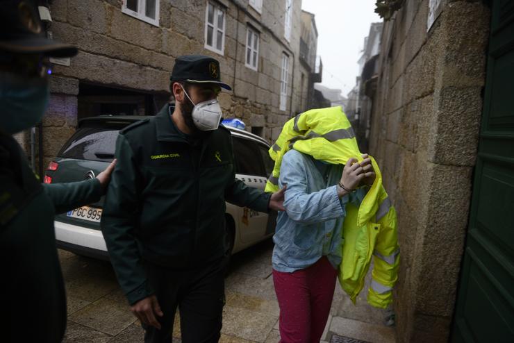 Cristina R. V., a moza que afirmou queimar o cadáver dun home en Cortegada / Rosa Veiga - Arquivo