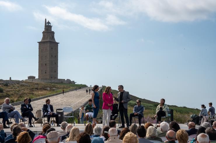 Acto conmemorativo da declaración da Torre de Hércules como Patrimonio da Humanidade. CONCELLO DA CORUÑA / Europa Press