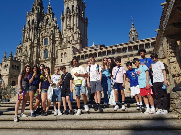 Visita de estudantes de galego en Londres. XUNTA
