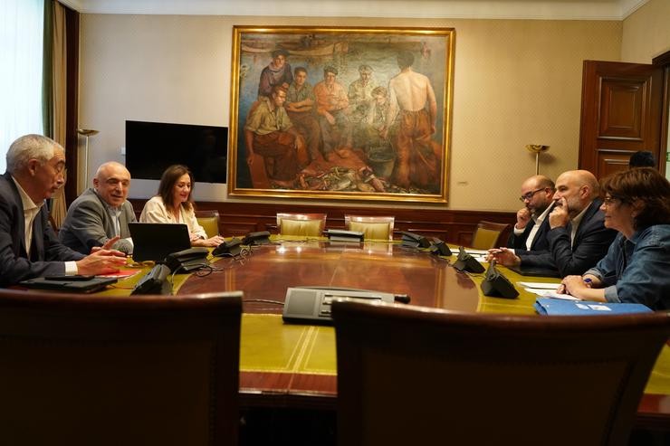Reunión entre o PSOE e o BNG para o seguimento do acordo de investidura. BNG / Europa Press