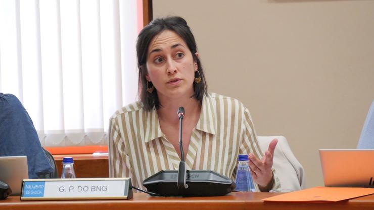 A deputada do BNG Ariadna Fernández.. BNG / Europa Press