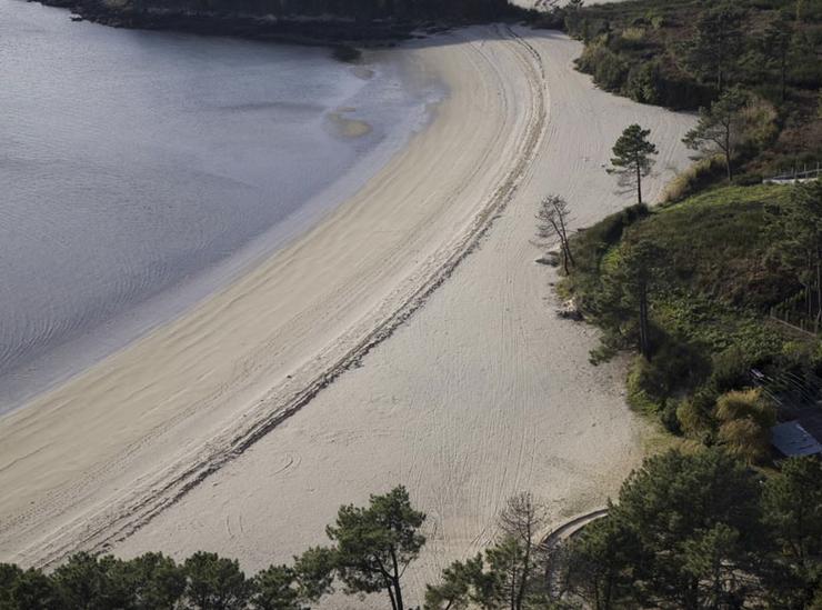 Praia das Cunchas, en Rianxo / Turismo de Galicia