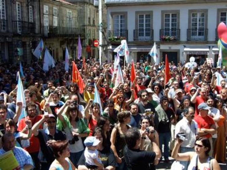 Acto de Causa Galiza en Santiago un Día da Patria