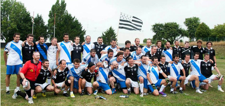 Bretaña-Galicia, o partido do ano pasado en Lorient.