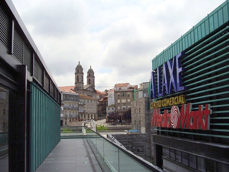 Media Markt, no centro comercial A Laxe, no porto de Vigo 