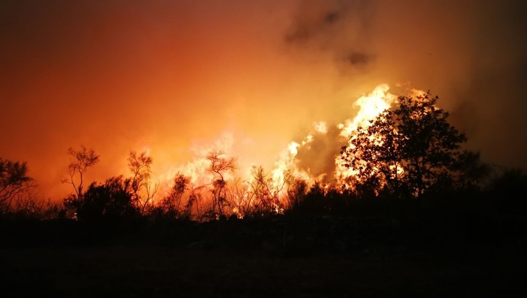 Incendio forestal este luns na Serra de San Mamede 