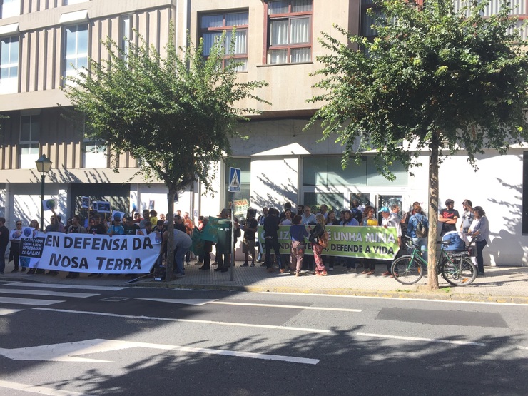 Protesta contra a lei de fomento empresarial 