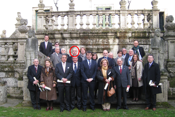 Alberto López con Diego Calvo, vicepresidente da Cámara galega e líder do PP da Coruña