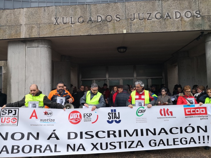 Manifestación da xustiza galega en Santiago 