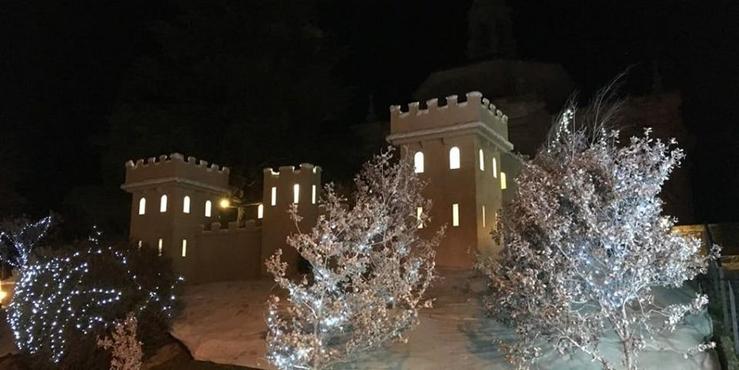 Decoración de Nadal en Allariz. Foto: Concello