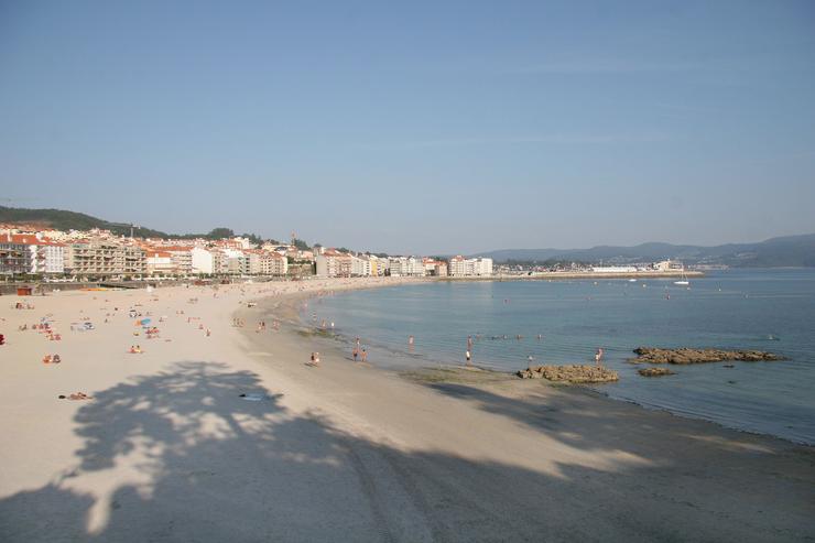 Praia de Sanxenxo (Pontevedra). EUROPA PRESS - Arquivo 