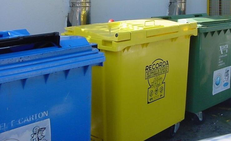 Colectores de reciclaxe de Sogama 
