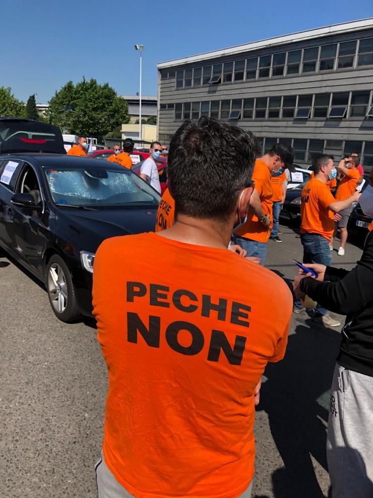 Traballadores de Alu Ibérica en manifestación