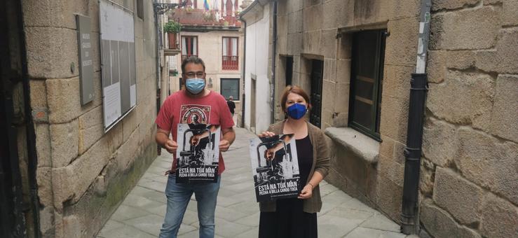 Presentación da campaña de concienciación “Está na túa man, pecha a billa cando toca”. Foto: Prensa Concello de Allariz