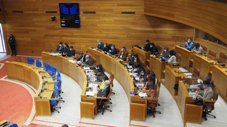 Pleno do Parlamento de Galicia, hemiciclo, Cámara galega 