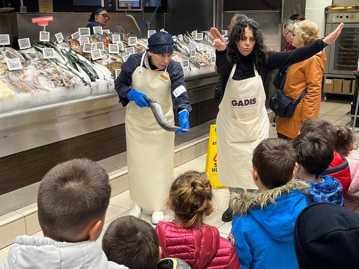 O proxecto inclúe visitas didácticas aos supermercados. GADIS