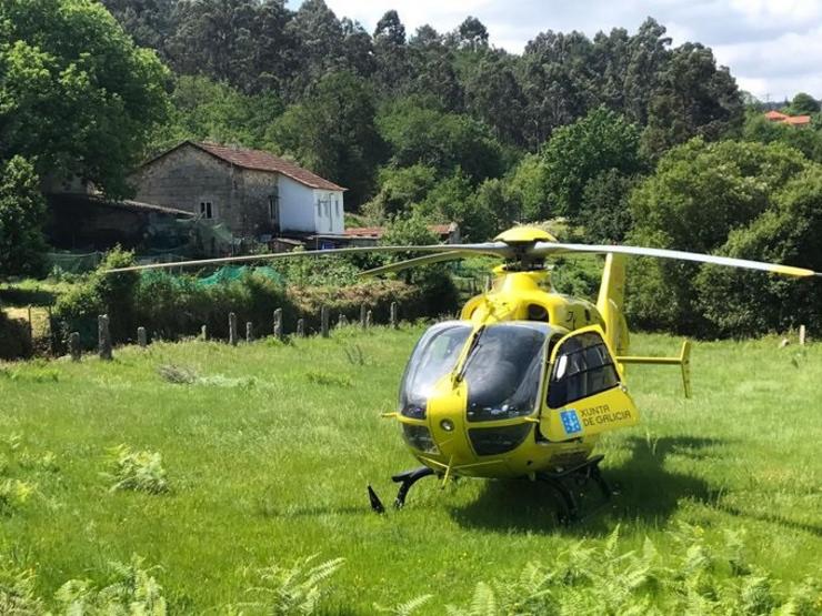 Helicóptero do 061 nun accidente 