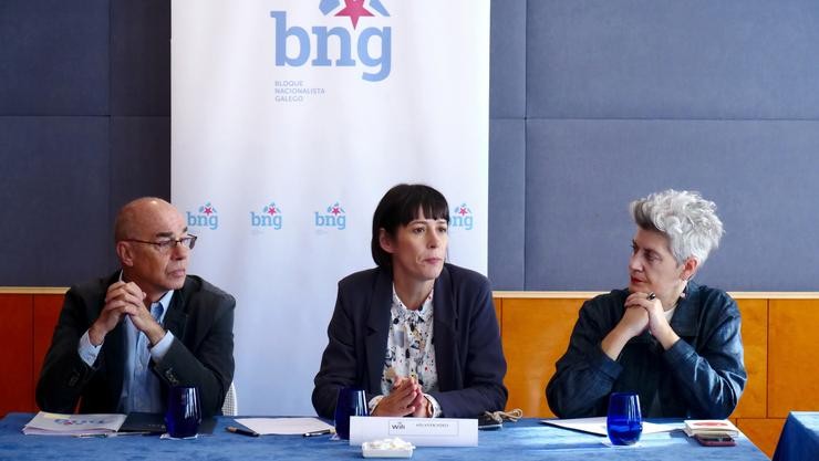 A portavoz nacional do BNG, Ana Pontón, nun acto na Coruña. BNG 