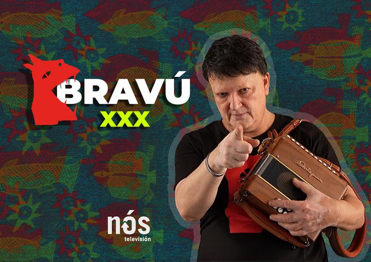 Cartel de Bravú XXX, unha cinta que conmemora os 30 anos do Bravú 