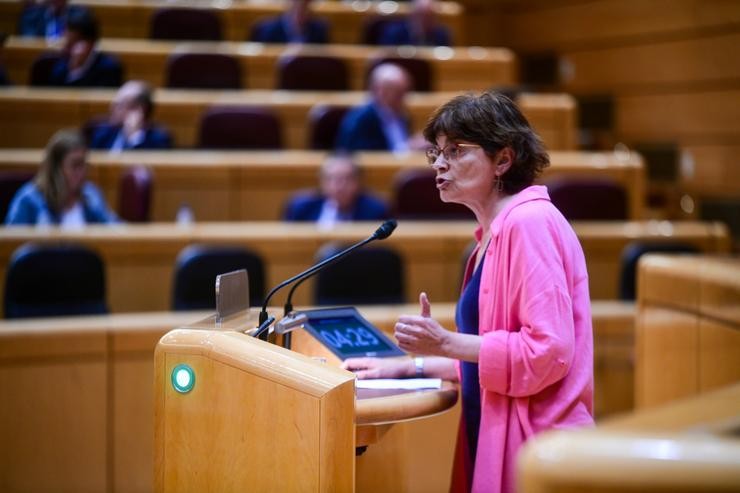 A senadora do BNG, Carme da Silva.. BLOQUE NACIONALISTA GALEGO 