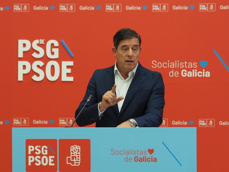 O líder do PSdeG, José Ramón Gómez Besteiro 