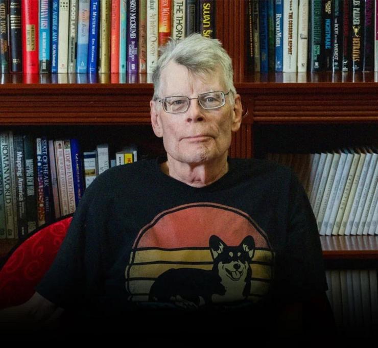 O escritor Stephen King 