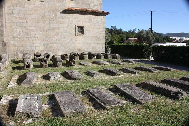 Cemiterio de Adina, en Iria Flavia, en Padrón 