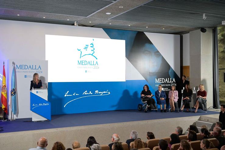 Acto de entrega das Medallas Emilia Pardo Bazán que concede a Xunta. MONCHO FONTES 