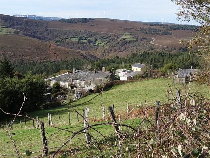 Aldea no Concello de Muras, na provincia de Lugo 