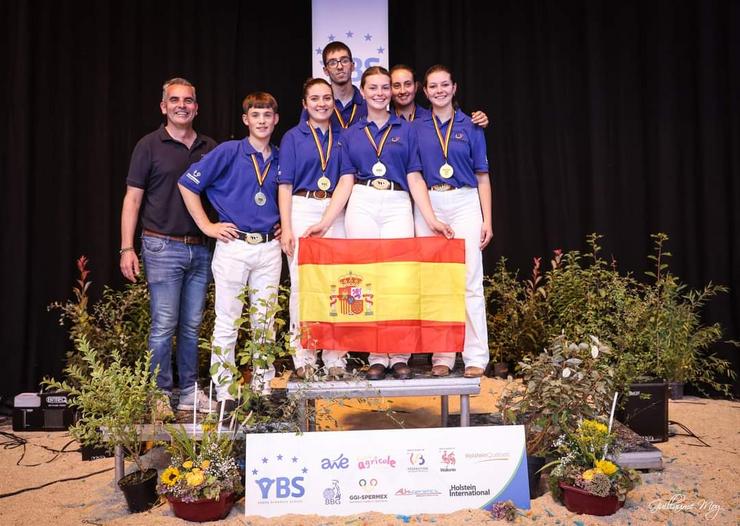 Representación española no Young Breeders School (YBS) 