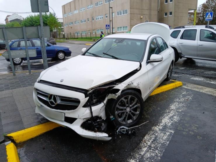 Accidente de tráfico en Santa Comba 