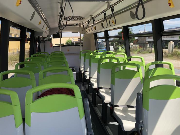 Interior dun autobús / CONCELLO XÀTIVA - Arquivo