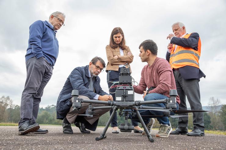 Proxecto de drones de Telespazio e Xunta. TELESPAZIO / Europa Press