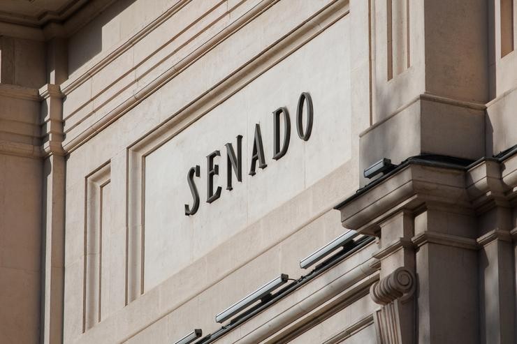 A fachada do Senado 