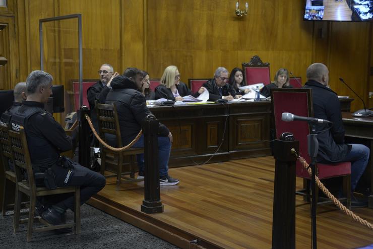 A primeira testemuña durante a súa declaración nun xuízo polo crime de Velle, na Audiencia Provincial de Ourense, a 18 de novembro de 2024, en Ourense, Galicia (España).  A Audiencia de Ourense xulga a partir de hoxe o crime de Velle, o primeiro juic. Rosa Veiga - Europa Press 