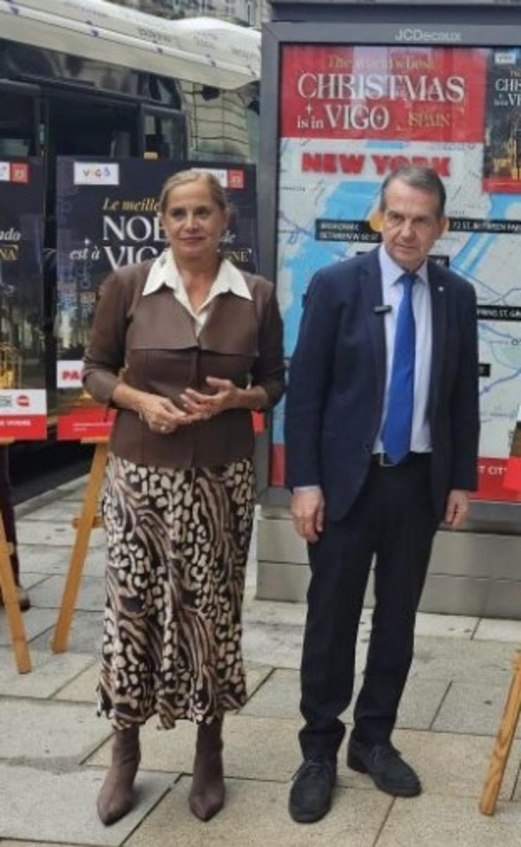 A tenente de Alcalde de Vigo, Carmela Silva, e o rexedor da cidade, Abel Caballero / CONCELLO DE VIGO