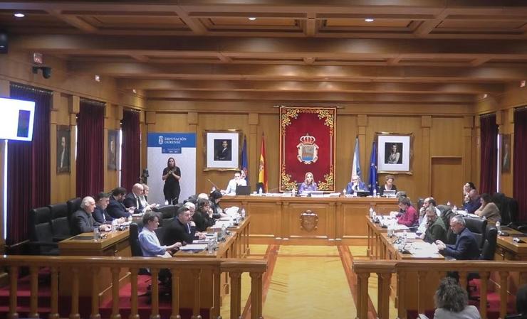 Pleno da Deputación de Ourense. DEPUTACIÓN DE OURENSE 