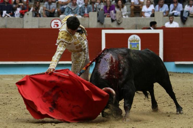 Corrida na praza de touros de Pontevedra 