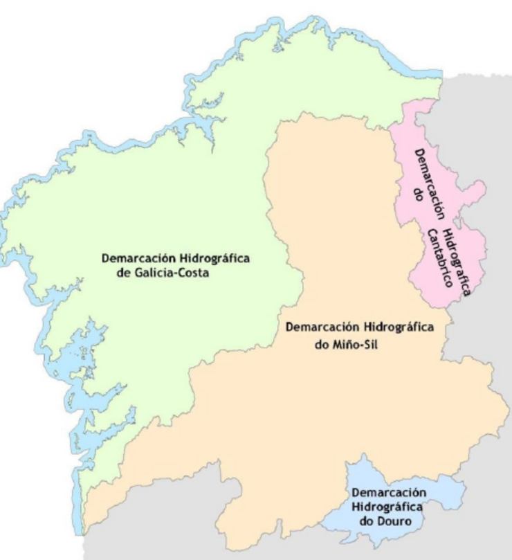 Demarcacións Hidrográficas de Galicia