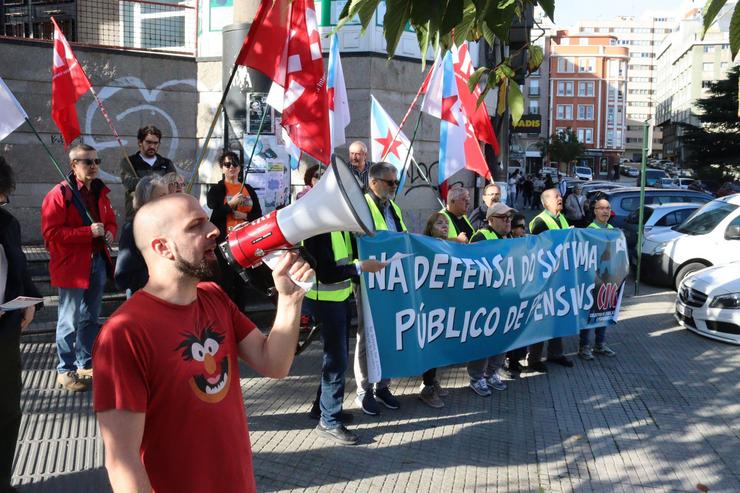 Protesta de xubilados da CIG. CIG 