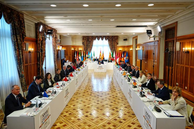 Celebración da XXVII Conferencia de Presidentes, no Palacio da Magdalena, a 13 de decembro de 2024, en Santander, Cantabria (España). A conferencia celébrase tras máis de dous anos sen convocarse, nunha cita na que o foco está posto na. Xuan Cueto - Europa Press