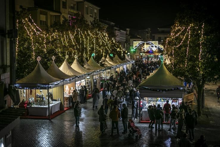 Feira de Nadal en Verín (arquivo). Foto: Concello de Verín.